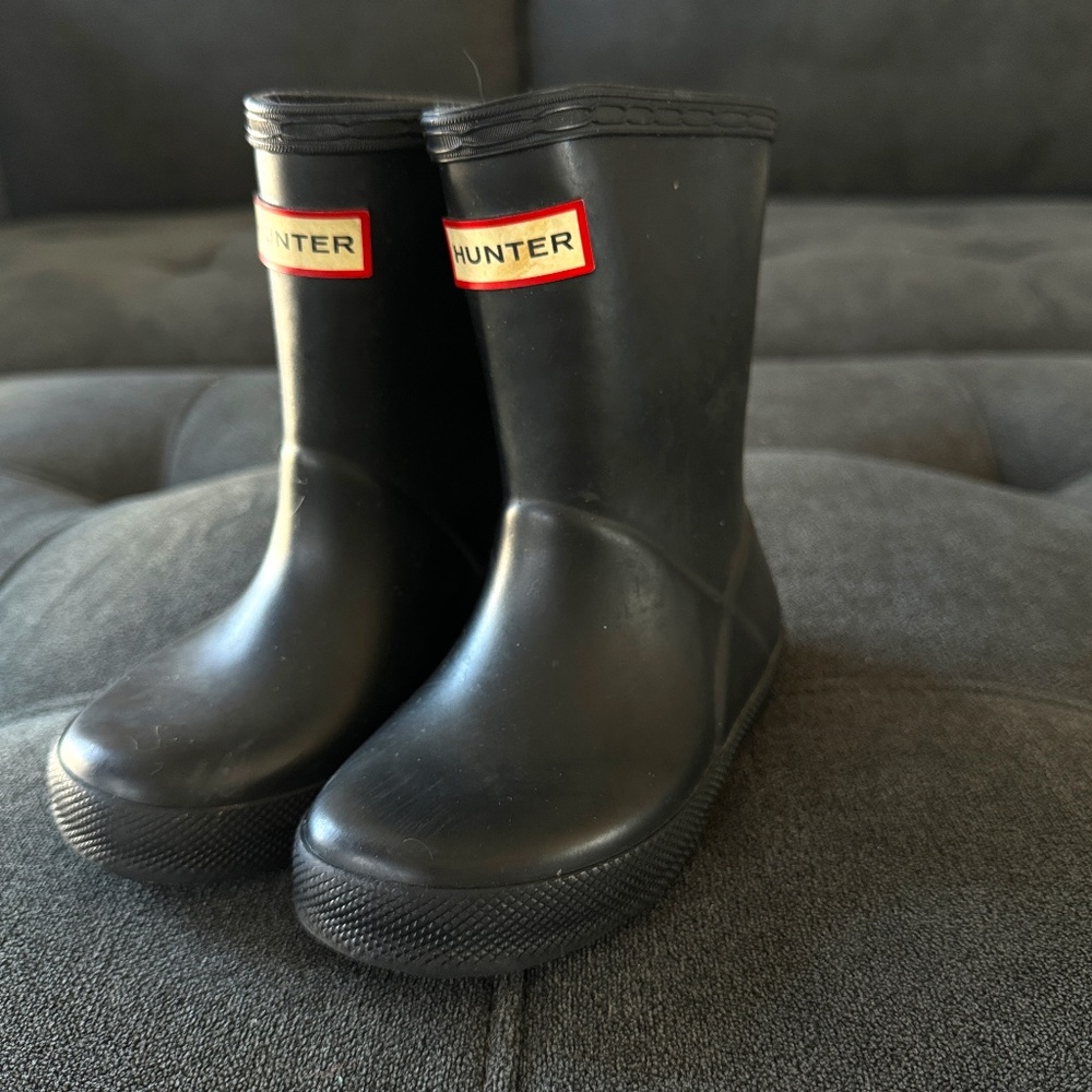 Black Hunter Boots (Toddler Size 6)